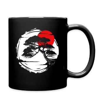 Bonsaï Arbre Bonsaï Jardinier Croissance Japon - Mug uni - noir - Droite