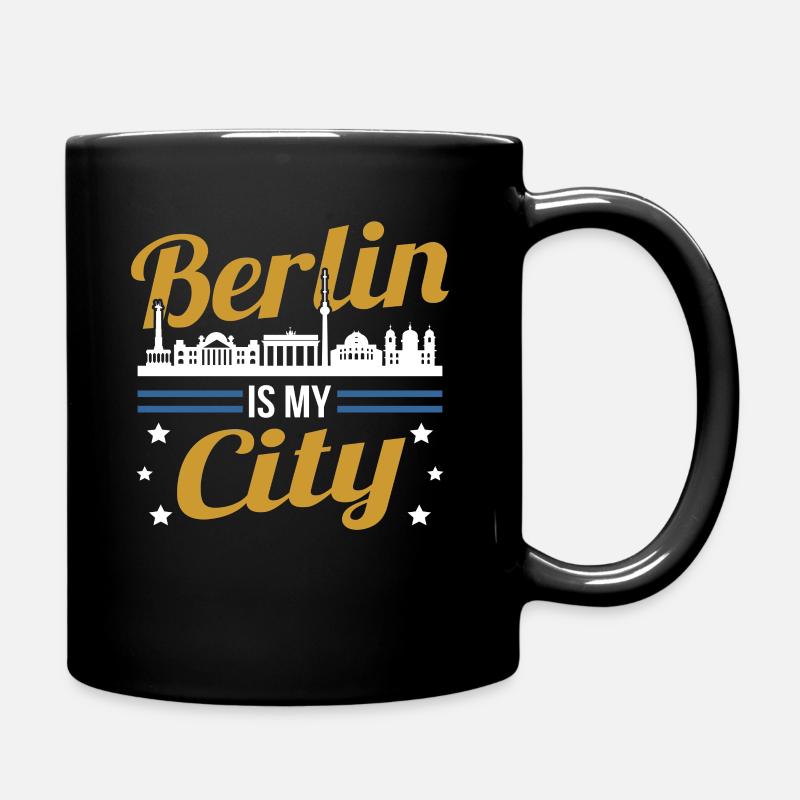 Berlin - Tasse einfarbig - Schwarz