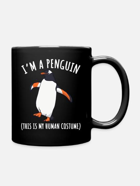 Costume de pingouin motif pingouin Je suis un pingouin - Mug uni - noir