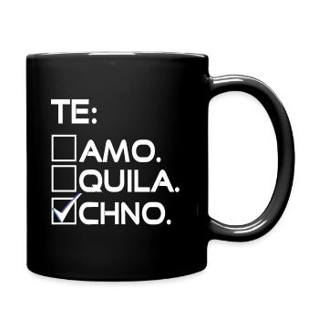 Techno bestätigt - Tasse einfarbig - Schwarz - Rechts
