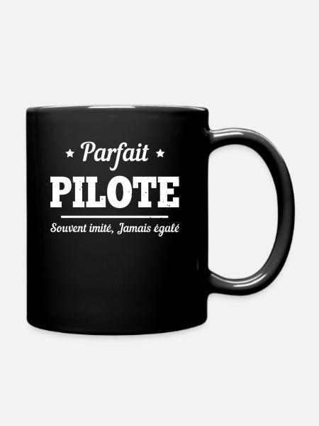 Parfait Pilote d'Avion - Mug uni - noir