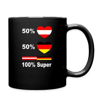 Idée cadeau Autriche Allemagne - Mug uni - noir - Droite