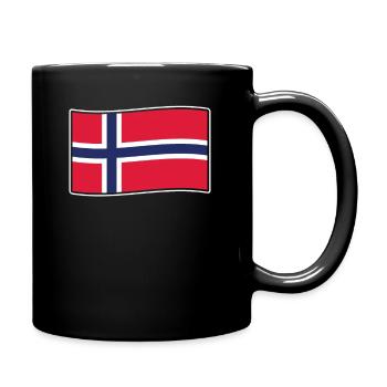 Norway - Full Colour Mug - black - Right