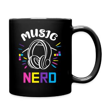 Nerd dj - Mug uni - noir - Droite