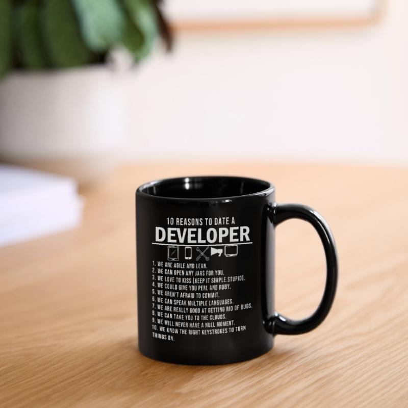 Softwareentwickler Programmier Programmieren Tasse einfarbig