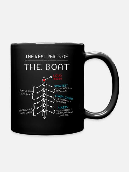 Rowing Rowing Rowing Rowing Boat Water Sports Rowing - Full Colour Mug - black
