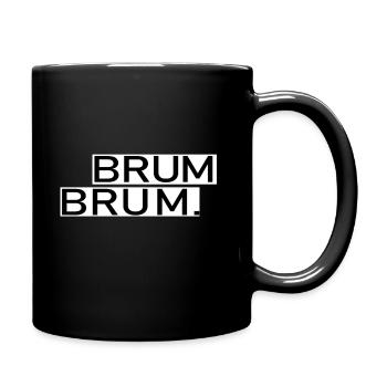 Apache Roller Brum Brum Elegantes Design - Tasse einfarbig - Schwarz - Rechts