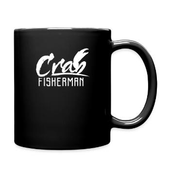 Krabbenfischer Krabbenfischen Job Krabben Krabbe - Tasse einfarbig - Schwarz - Rechts