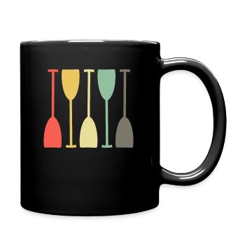 Drachenboot, Paddler, Sprüche, Paddeln, Drachen - Tasse einfarbig - Schwarz - Rechts