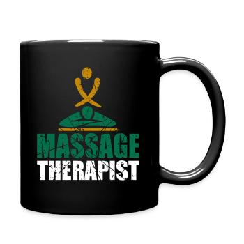 Massagetherapeut Massagetherapie Arbeit - Tasse einfarbig - Schwarz - Rechts