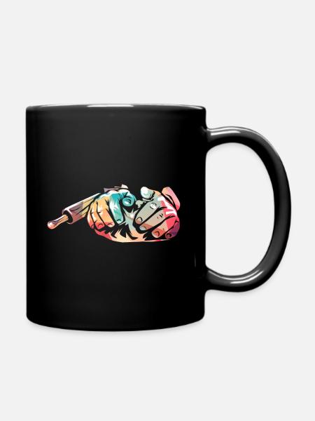 Bäcker - Tasse einfarbig - Schwarz