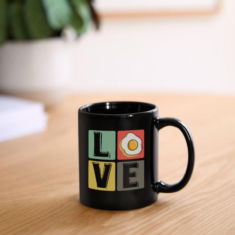 Eggs Fried Egg Scrambled Eggs Love Breakfast Gift Full Colour Mug