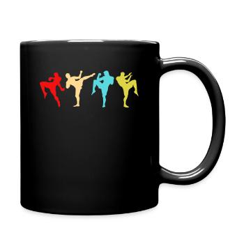 Thai Boxing Sport de combat MMA Kickboxer Muay Thai - Mug uni - noir - Droite