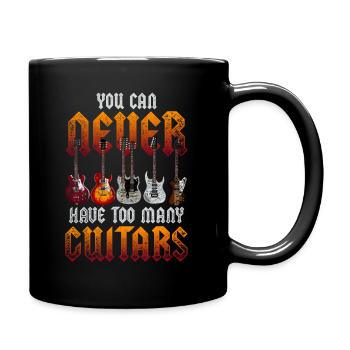 Musique de musicien de guitare - Mug uni - noir - Droite