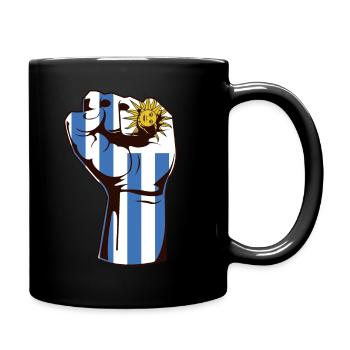 Uruguay Fist Revolution I love Uruguay - Full Colour Mug - black - Right