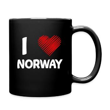 Norway - Full Colour Mug - black - Right