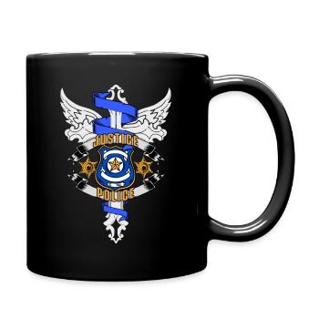 JusticePolice Policier - Mug uni - noir - Droite