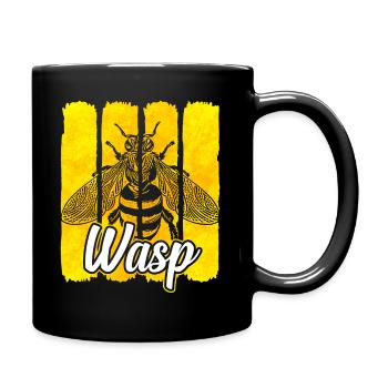 wasp - Full Colour Mug - black - Right