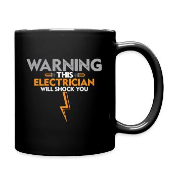 électricien électricité électronique profession électronique - Mug uni - noir - Droite