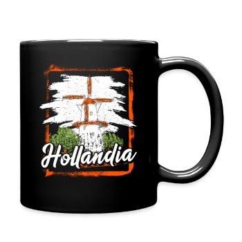 Netherlands Tshirt Holland Amsterdam Gift Flag - Full Colour Mug - black - Right