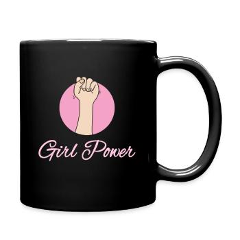 pouvoir des filles - Mug uni - noir - Droite