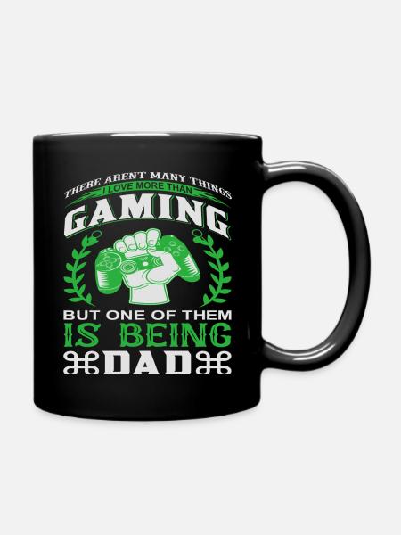 Gamer Zocker Player Geschenkidee - Tasse einfarbig - Schwarz