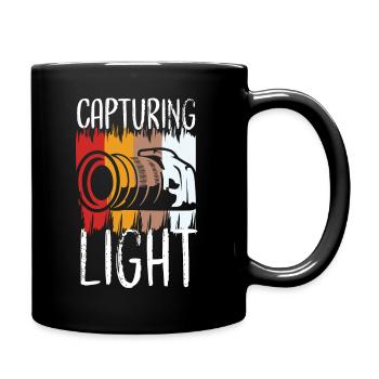 photographer photography photo camera take photos - Full Colour Mug - black - Right