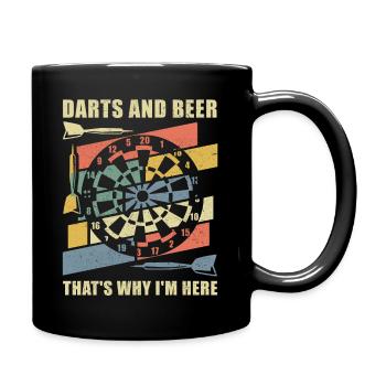 Fléchettes fléchettes fléchettes joueur de fléchettes cadeau - Mug uni - noir - Droite