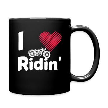 motorcycle - Full Colour Mug - black - Right