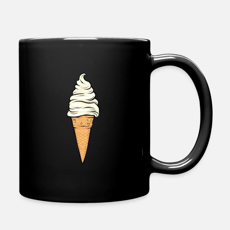 la glace - Mug uni - noir