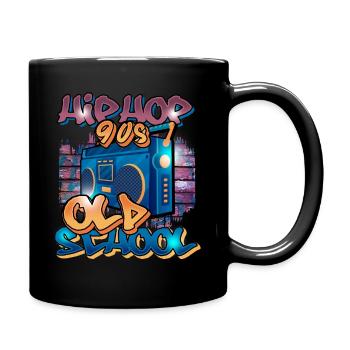 hip hop - Mug uni - noir - Droite
