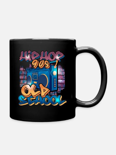 hip hop - Mug uni - noir