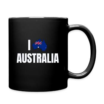 Australie - Mug uni - noir - Droite