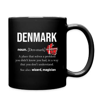 Danemark Copenhague Scandinavie Danish Europe - Mug uni - noir - Droite