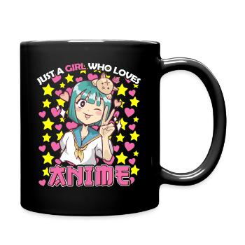 Anime Fan Japanese Culture Manga if it doesnt - Full Colour Mug - black - Right