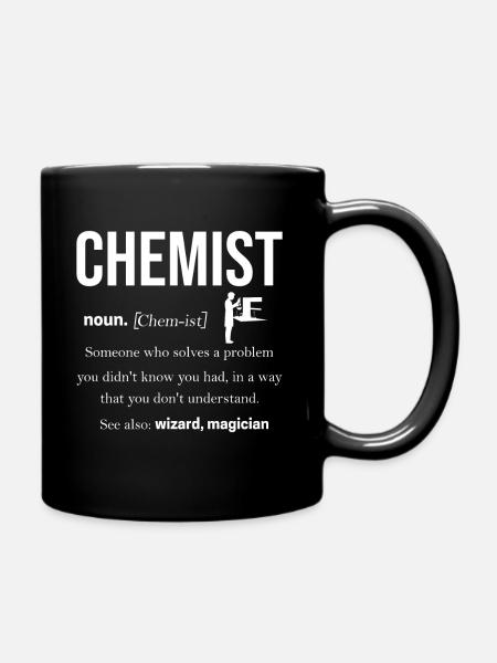 Chemie - Tasse einfarbig - Schwarz