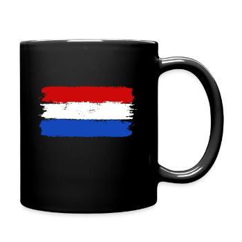 Holland - Tasse einfarbig - Schwarz - Rechts