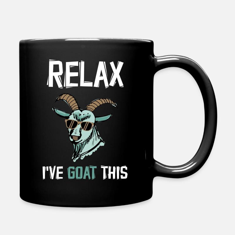 Chèvre - Mug uni - noir
