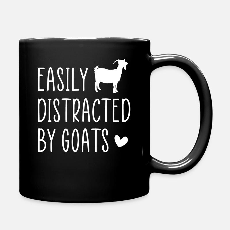 Goat goat - Full Colour Mug - black