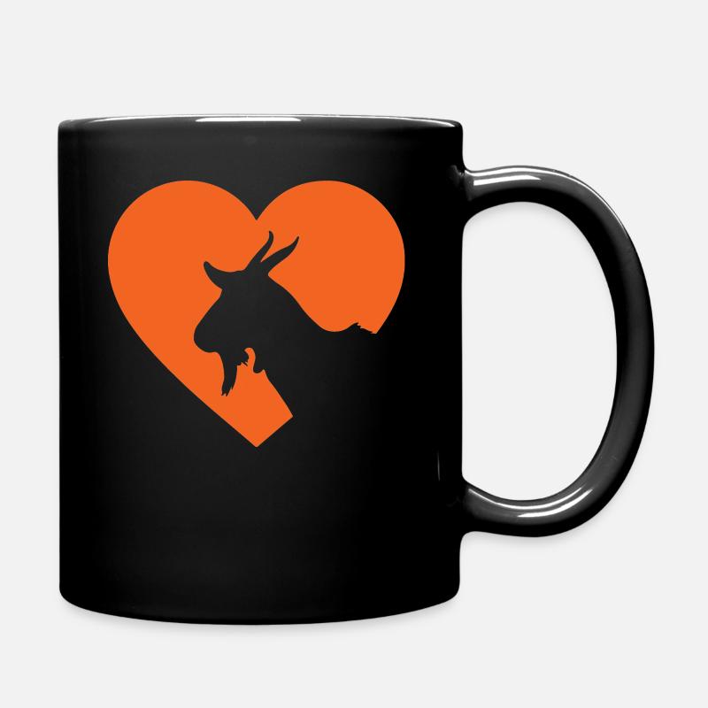 Chèvre - Mug uni - noir