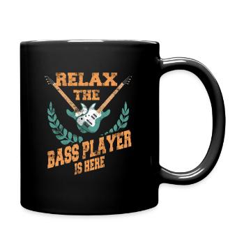 bassiste - Mug uni - noir - Droite