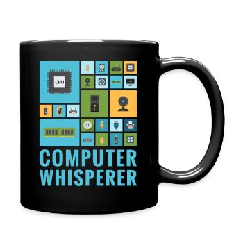 Ordinateur Whisperer Funny IT Tech Support Help Desk - Mug uni - noir - Droite