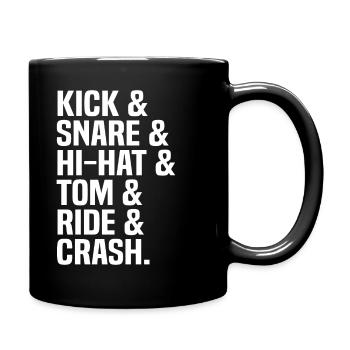 Idée cadeau batteur batteur batteur - Mug uni - noir - Droite