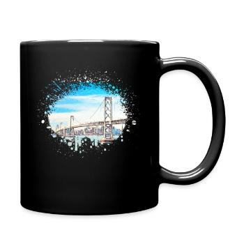 Il montre le design du Golden Gate Bridge - Mug uni - noir - Droite