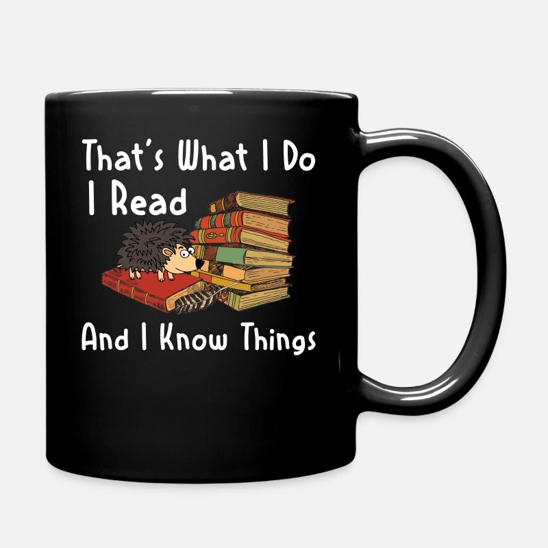 Hérisson - Mug uni - noir