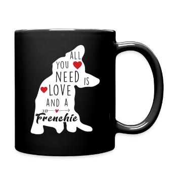 Bulldog français Bulldog anglais Bulldog - Mug uni - noir - Droite