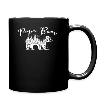 la fête des pères ours - Mug uni - noir - Droite
