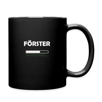 Förster in progress - Tasse einfarbig - Schwarz - Rechts