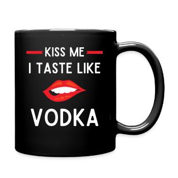 Embrassez-moi vodka vodka bouteille vodka - Mug uni - noir - Droite