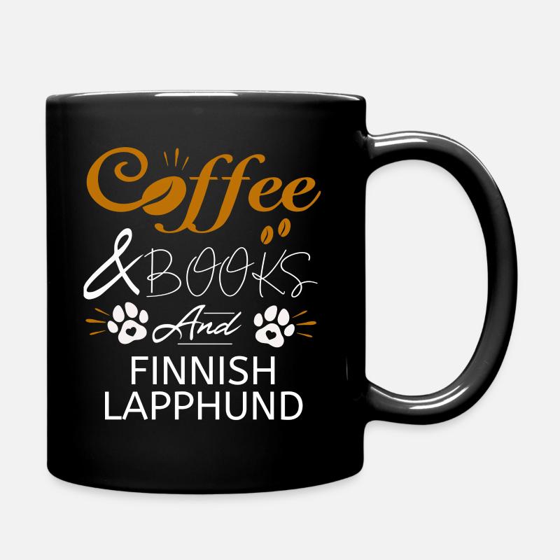 Livres de café finlandais Lapphund Chiens Lapphunds - Mug uni - noir